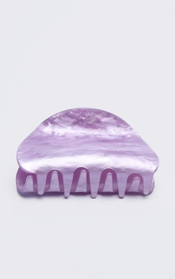 PrettyLittleThing Hair Accessories*Abstract Resin Hair Claw Clip