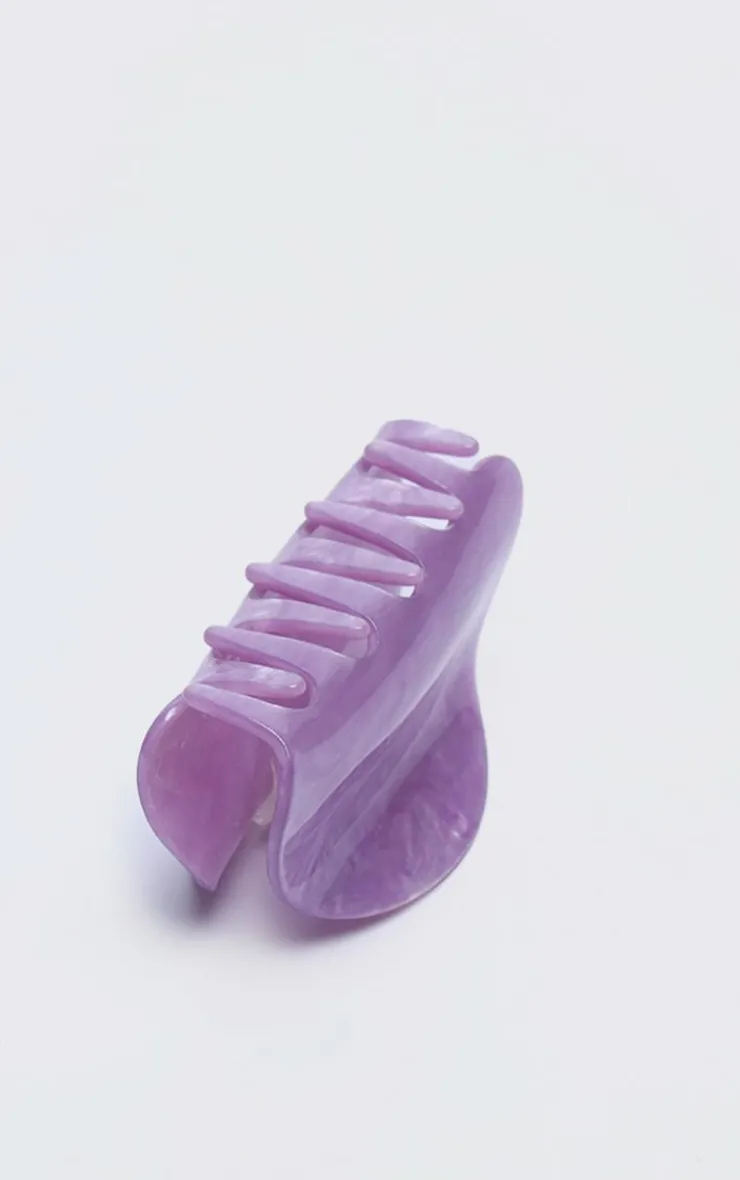 PrettyLittleThing Hair Accessories*Abstract Resin Hair Claw Clip