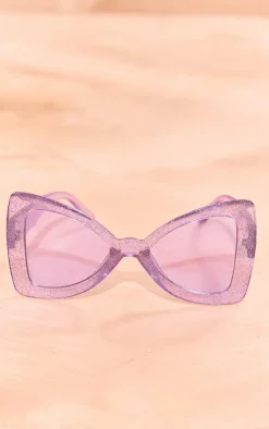 PrettyLittleThing Oversized Sunglasses*Glitter Frame Oversized Sunglasses
