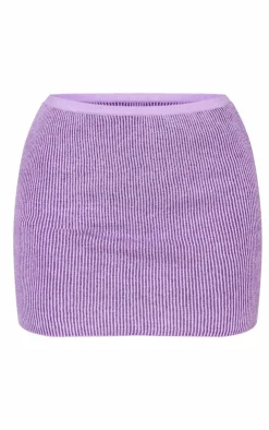 PrettyLittleThing Two Tone Mini Skirt Purple