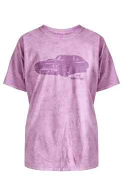 PrettyLittleThing T-Shirts*Vintage Car Washed Oversized T Shirt