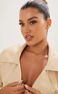 PrettyLittleThing Necklaces*Real Plated Long Link Necklace
