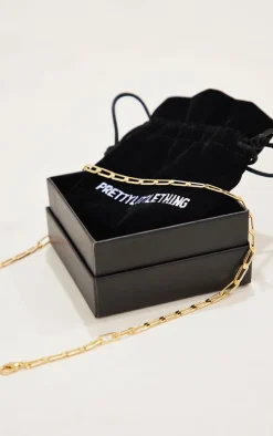 PrettyLittleThing Necklaces*Real Plated Long Link Necklace