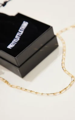 PrettyLittleThing Necklaces*Real Plated Long Link Necklace