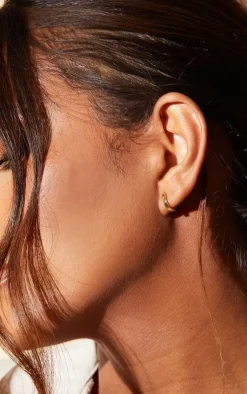 PrettyLittleThing Hoop Earrings*Real Plated Mini Hoop Earrings