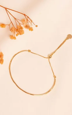 PrettyLittleThing Bracelets*Real Plated Simple Pully Bracelet