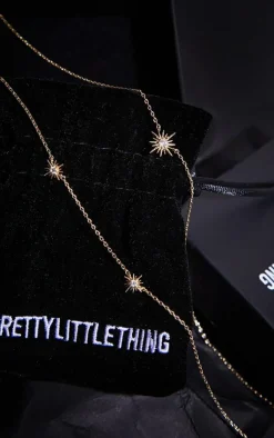 PrettyLittleThing Necklaces*Real Plated Star Diamante Necklace