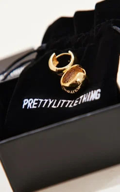 PrettyLittleThing Hoop Earrings*Real Plated Wide Thick Small Hoop Earrings
