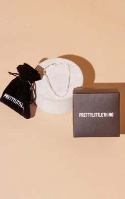 PrettyLittleThing Bracelets*Real Plated Diamante Tennis Bracelet