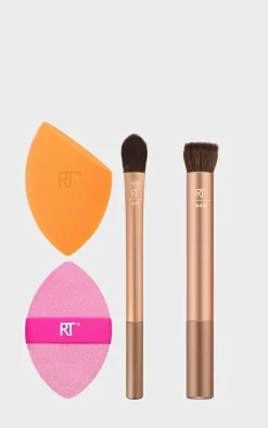 PrettyLittleThing Makeup Brushes & Tools*Real Techniques Matte And Merry Set (Worth £29)
