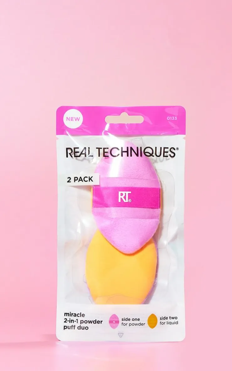 PrettyLittleThing Makeup Brushes & Tools*Real Techniques Miracle 2-In-1 Powder Puff Duo