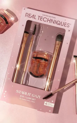 PrettyLittleThing Makeup Brushes & Tools*Real Techniques Starlit Gaze Set (Worth £16)
