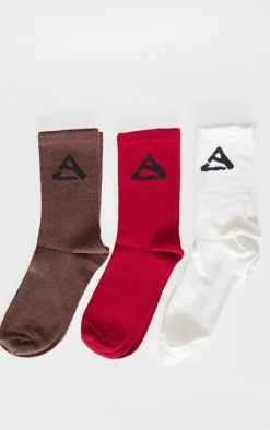 PrettyLittleThing Socks*3 Pack Sport Socks