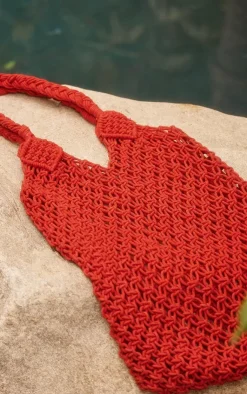 PrettyLittleThing Shoppers*Crochet Detail Beach Tote Bag