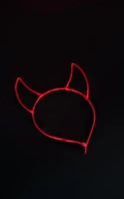 PrettyLittleThing Hair Accessories*Cut Out Devil Horn Headband