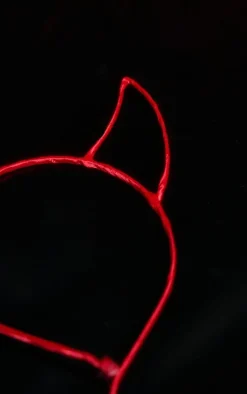 PrettyLittleThing Hair Accessories*Cut Out Devil Horn Headband