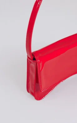 PrettyLittleThing Shoulder Bags*Gloss Baguette Shoulder Bag