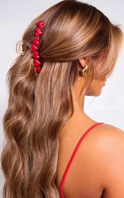 PrettyLittleThing Hair Accessories*Heart Hair Claw Clip