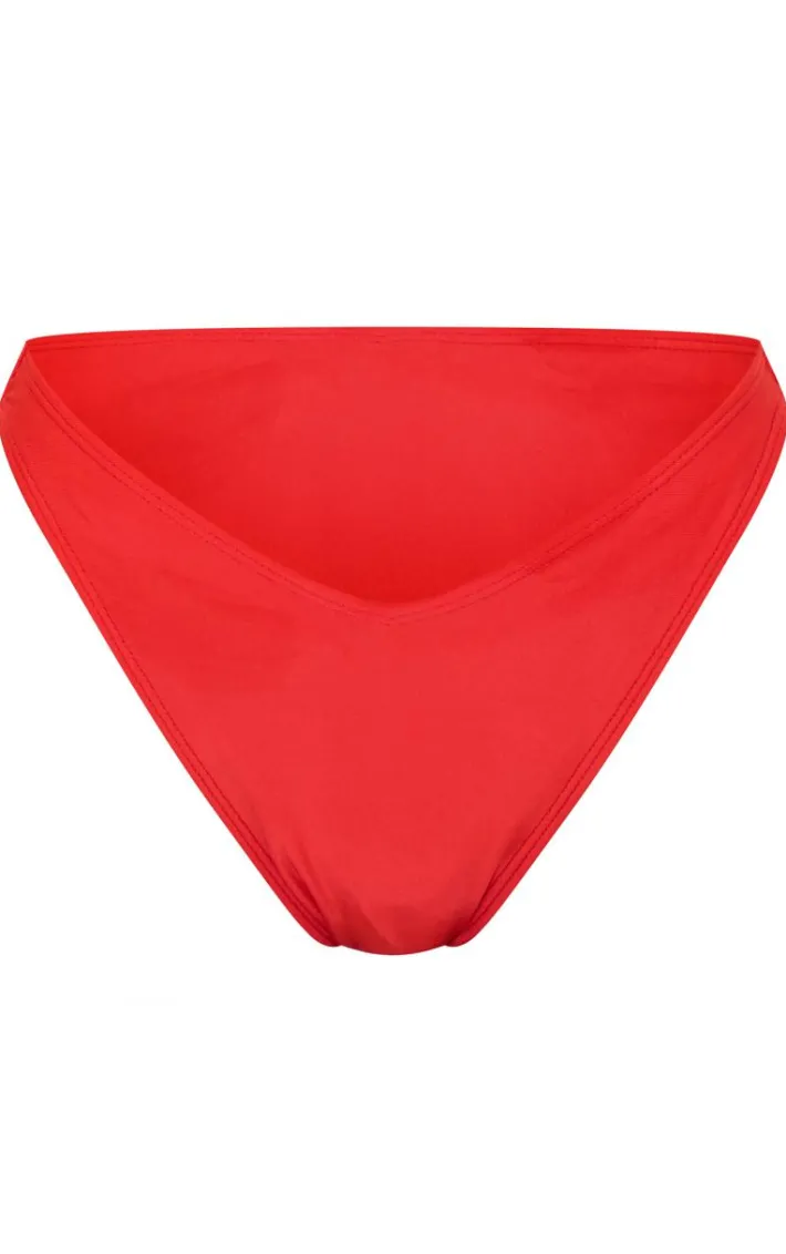Red Mix & Match V Front Bikini Bottoms