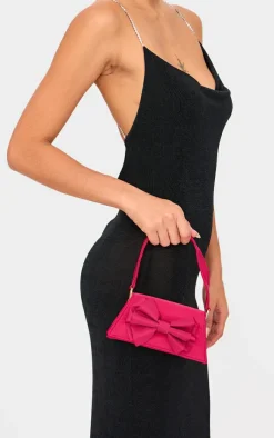 PrettyLittleThing Mini Bags*Nylon Oversized Bow Mini Bag