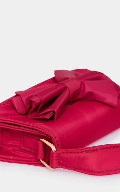 PrettyLittleThing Mini Bags*Nylon Oversized Bow Mini Bag