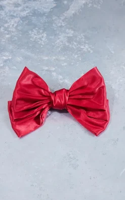 PrettyLittleThing Hair Accessories*Satin Bow Hair Clip