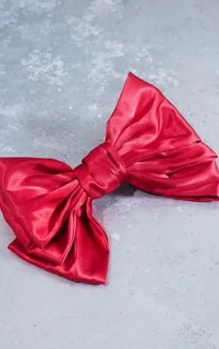 PrettyLittleThing Hair Accessories*Satin Bow Hair Clip