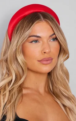 PrettyLittleThing Hair Accessories*Satin Padded Headband