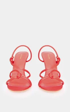 PrettyLittleThing Mules*Satin Round Toe Heeled Mules