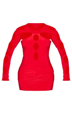 Slinky Extreme Cut Out Mini Dress-PrettyLittleThing Outlet