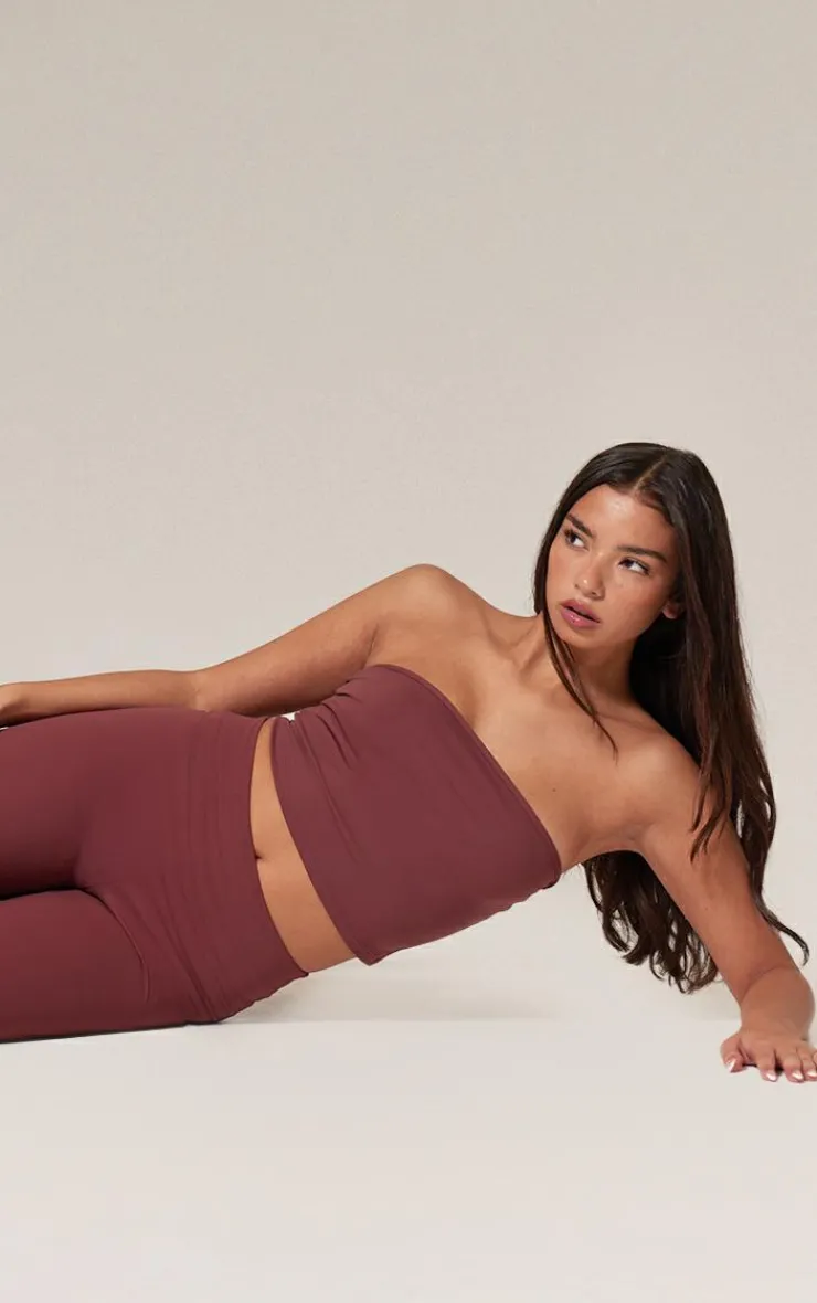 PrettyLittleThing Sleeveless Tops*Snatched Sculpt Bandeau Top