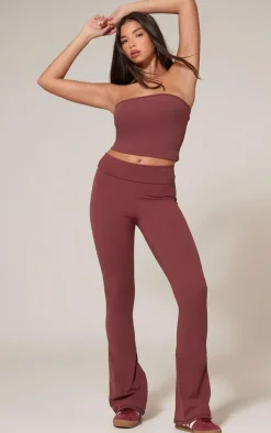 PrettyLittleThing Yoga Pants*Snatched Sculpt Foldover Pant