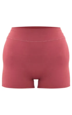 Online PrettyLittleThing Snatched Sculpt Hotpants Red