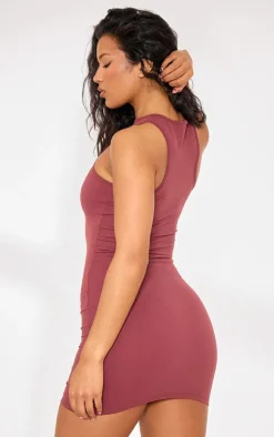 PrettyLittleThing Snatched*Snatched Sculpt Racer Dress