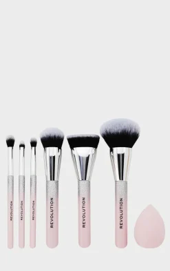 PrettyLittleThing Makeup Brushes & Tools*Revolution Glam Up Brush Gift Set