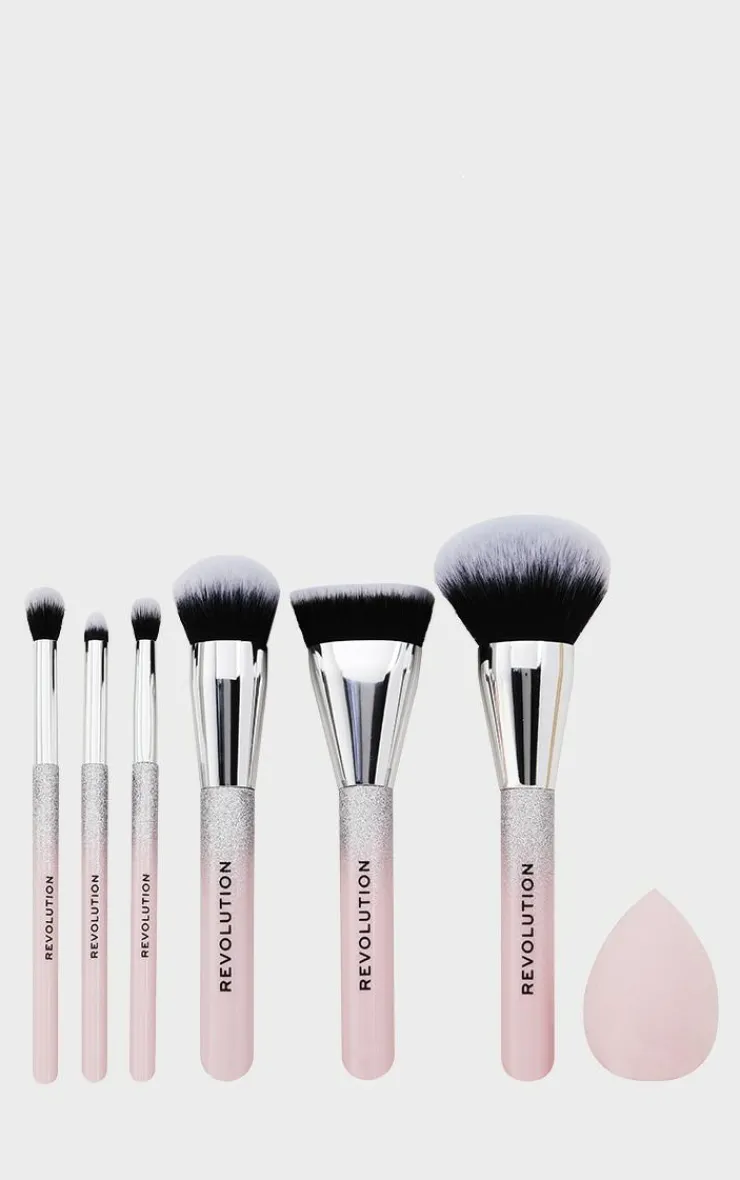 PrettyLittleThing Makeup Brushes & Tools*Revolution Glam Up Brush Gift Set