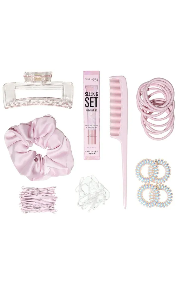 PrettyLittleThing Hair Care*Revolution Hair Sleek And Set Styling Gift Set