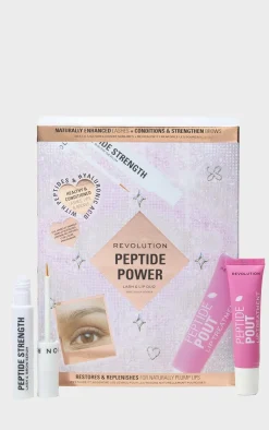 PrettyLittleThing Christmas Shop*Revolution Peptide Power Lash And Lip Duo Gift Set