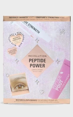 PrettyLittleThing Christmas Shop*Revolution Peptide Power Lash And Lip Duo Gift Set