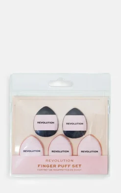 PrettyLittleThing Makeup Brushes & Tools*Revolution 5pk Mini Finger Puff Set