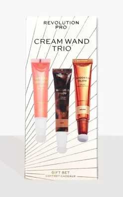 PrettyLittleThing Highlighter*Revolution Pro Cream Face Wand Trio Light