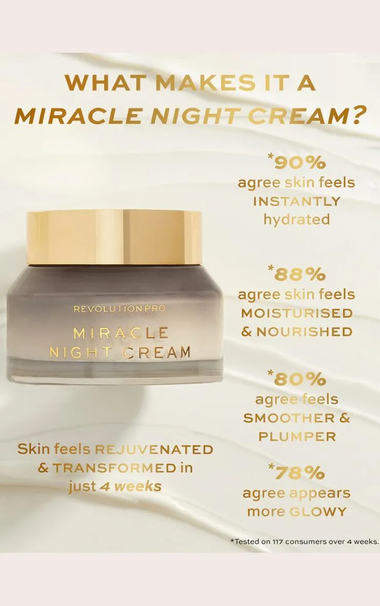 PrettyLittleThing Moisturizers*Revolution Pro Miracle Night Cream