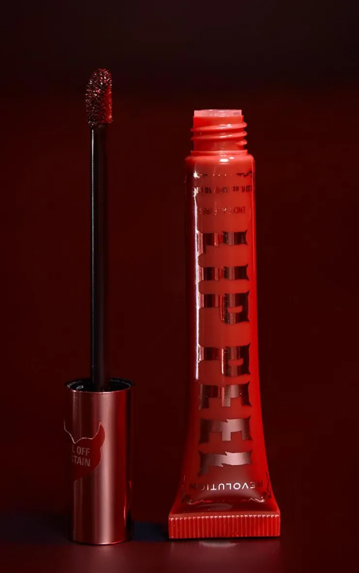 PrettyLittleThing Lipstick*Revolution Truly Sinful Peel Off Lip Stain -