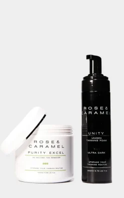 PrettyLittleThing Tanning*Rose & Caramel Fake Tan & Removal Scrub Bundle