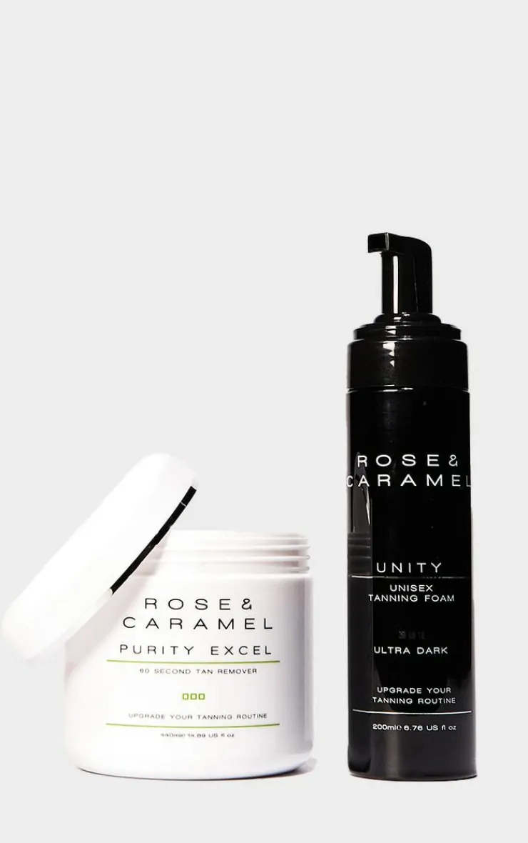 PrettyLittleThing Tanning*Rose & Caramel Fake Tan & Removal Scrub Bundle