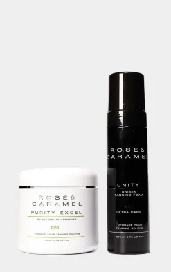 PrettyLittleThing Tanning*Rose & Caramel Fake Tan & Removal Scrub Bundle