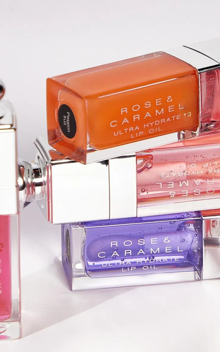 PrettyLittleThing Lip Gloss*Rose And Caramel Lip Oil - Strawberry