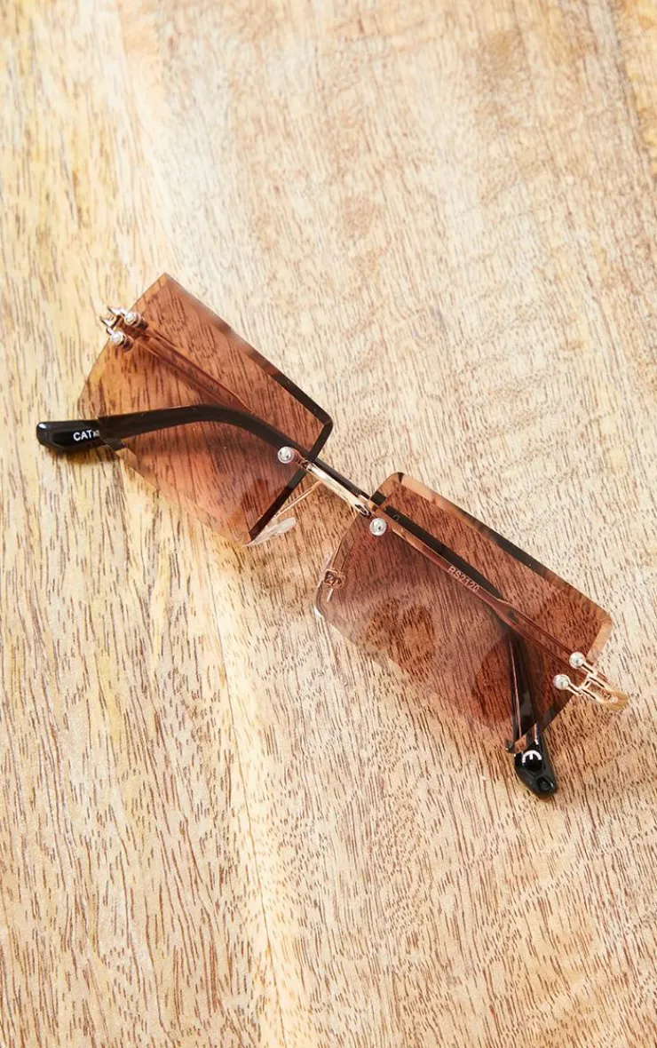 PrettyLittleThing Square Sunglasses*Lens Square Frameless Sunglasses