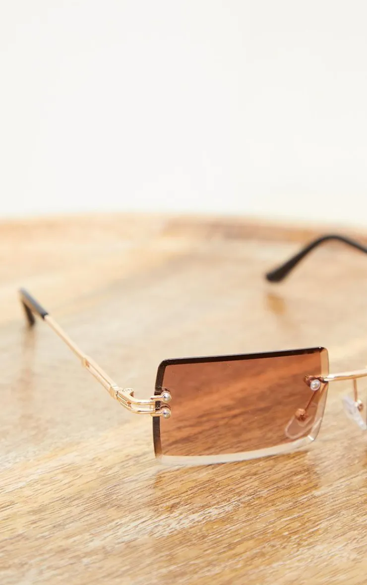 PrettyLittleThing Square Sunglasses*Lens Square Frameless Sunglasses