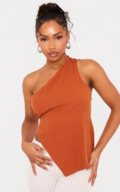 PrettyLittleThing Camisole*Asymmetric Thin Strap Halter Neck Cami Top